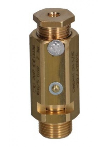 Клапан бойлера Ø 3/8"M - 2.0 bar CE/PED Клапан бойлера Ø 3/8"M - 2.0 bar CE/PED