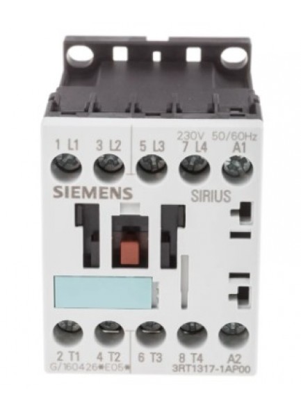 Контактор SIEMENS 3RT1317-1AP00 (20 А, 230 В) Контактор SIEMENS 3RT1317-1AP00 (20 А, 230 В)