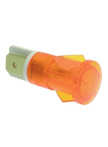 Лампа индикаторная оранжевая (250 В, ø 14/12 мм)