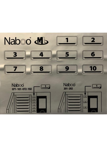 Набор наклеек Lainox Naboo 071-101-072-102