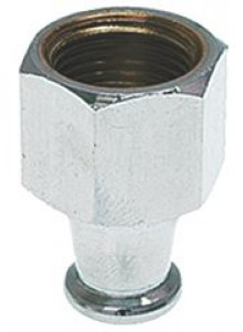 Носик одинарный прямоточный 3/8" короткий