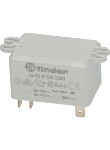 Реле мощности FINDER (230 В, 30 A, 2NO) Реле мощности FINDER (230 В, 30 A, 2NO)
