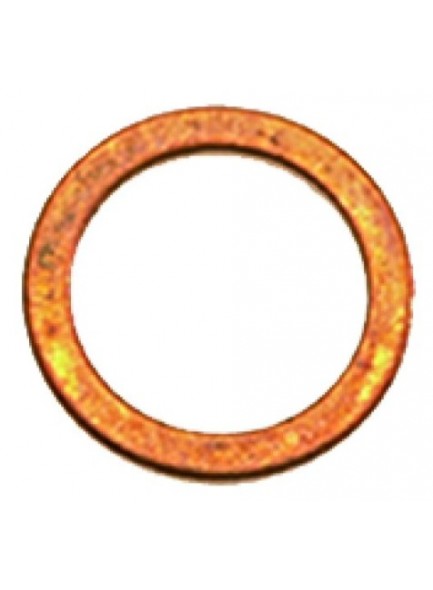 Уплотнитель плоский Ø 14 x 10 x 1 мм (медь) Уплотнитель плоский Ø 14 x 10 x 1 мм (медь)