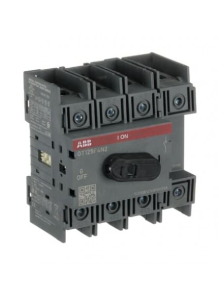 Выключатель нагрузки ABB OT125F4N2 125A 4P 6M с рукояткой Выключатель нагрузки ABB OT125F4N2 125A 4P 6M с рукояткой
